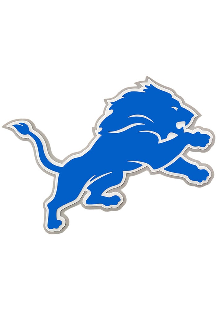 Backlit LED Detroit Lions 3D Sign