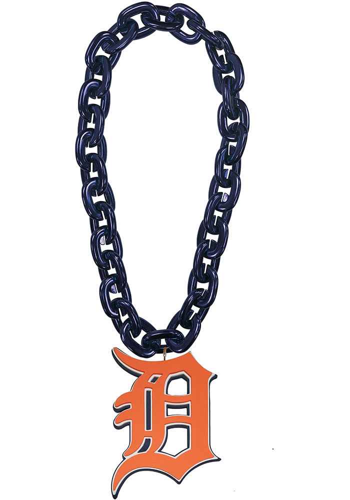 Detroit Tigers Fain Chain Spirit Necklace