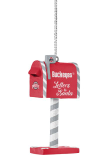 Red Ohio State Buckeyes Mailbox Ornament
