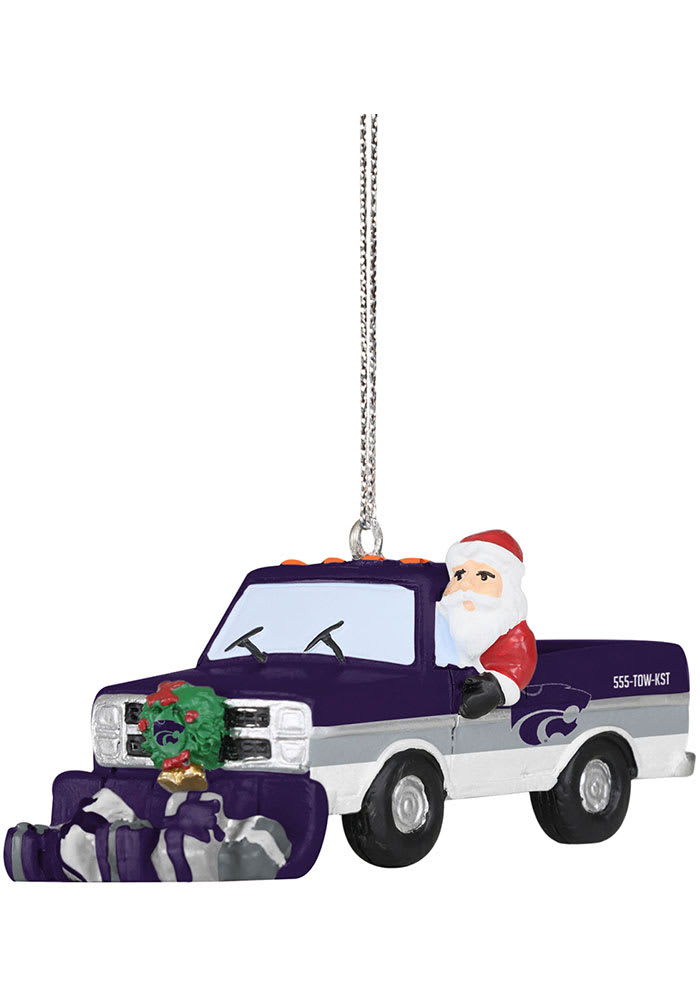 K-State Wildcats Snow Plow Ornament