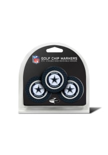 Dallas Cowboys 3pk Poker Chip Golf Ball Marker