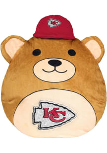 Forever Collectibles Kansas City Chiefs  9 Inch Reversible Squisherz Monkey/Bear Plush