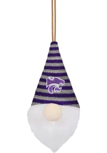 K-State Wildcats Plaid Plush Gnome Ornament