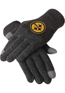 Forever Collectibles Pittsburgh Steelers Charcoal Gray Mens Gloves