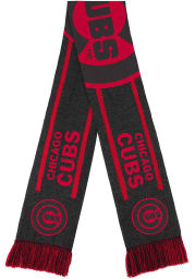 Chicago Cubs Charcoal Gray Mens Scarf