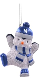 Kentucky Wildcats Snowboarding Penguin Ornament