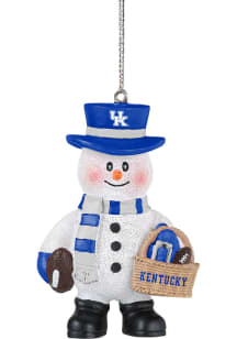 Kentucky Wildcats Snowman Basket Ornament