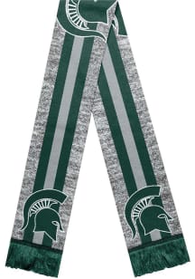 Forever Collectibles Michigan State Spartans Gray Big Logo Mens Scarf