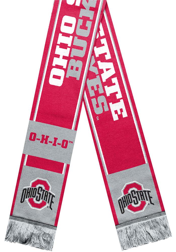 Ohio State Buckeyes Thematic RED Scarf