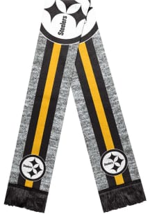 Forever Collectibles Pittsburgh Steelers Gray Big Logo Mens Scarf
