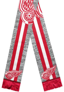 Forever Collectibles Detroit Red Wings Gray Big Logo Mens Scarf