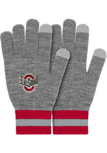 Forever Collectibles Ohio State Buckeyes Gray Big Logo Mens Gloves