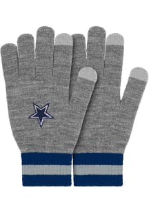Forever Collectibles Dallas Cowboys Gray Big Logo Mens Gloves