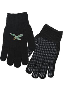 Forever Collectibles Philadelphia Eagles Black Knit Work Mens Gloves