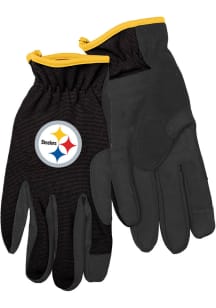 Forever Collectibles Pittsburgh Steelers Big Logo Flex Work Mens Gloves