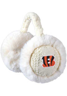 Forever Collectibles Cincinnati Bengals Knit Sherpa Womens Ear Muffs