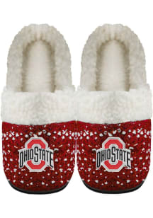 Ohio State Buckeyes Toothbrush Yarn Cup Sole Womens Slippers