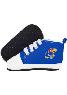 Forever Collectibles Kansas Jayhawks Big Logo Canvas Baby Shoes