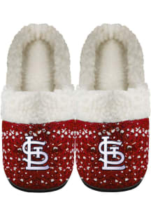 St Louis Cardinals Toothbrush Yarn Cup Sole Womens Slippers