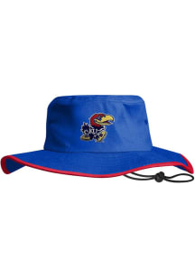Forever Collectibles Kansas Jayhawks Blue Solid Boonie Mens Bucket Hat
