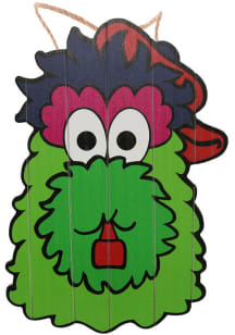 Forever Collectibles Philadelphia Phillies Mascot Head Sign Sign - Red