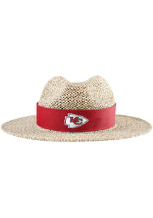 Forever Collectibles Kansas City Chiefs Brown Banded Straw Mens Bucket Hat