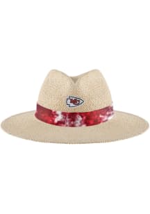 Forever Collectibles Kansas City Chiefs Brown W Tie Dye Banded Straw Mens Bucket Hat