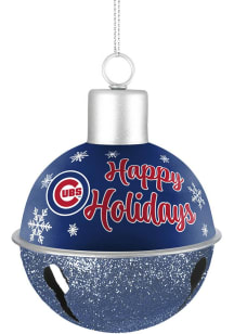 Chicago Cubs oversized bell Ornament - Blue