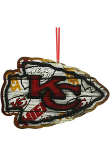 Kansas City Chiefs logo mural Ornament - Red