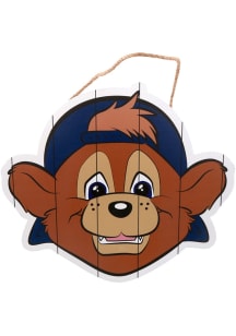 Forever Collectibles Chicago Cubs Mascot Head Sign Sign - Blue