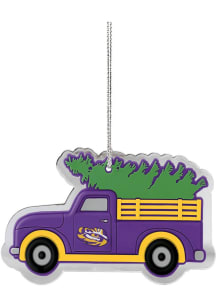 LSU Tigers Metal Truck Ornament