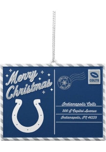 Indianapolis Colts metal postcard Ornament