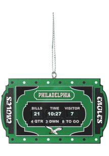 Philadelphia Eagles scoreboard Ornament