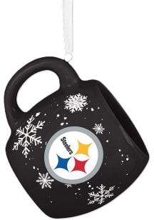 Pittsburgh Steelers ceramic mug Ornament - Black