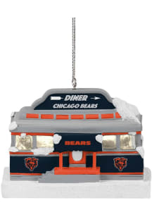 Chicago Bears Light Up Diner Ornament