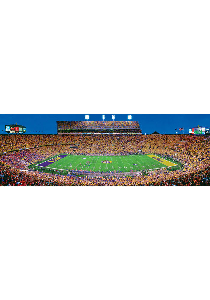 LSU Tigers 1000 pc Stadium Panoramic Puzzle