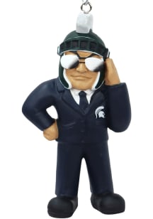 Green Michigan State Spartans Secret Service Ornament