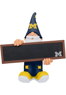 Blue Michigan Wolverines 10.5&quot; Chalkboard Gnome