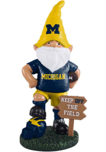 Blue Michigan Wolverines Off the Field Gnome