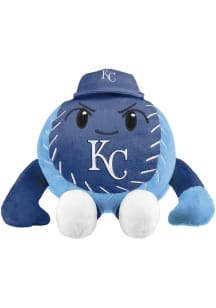 Kansas City Royals Forever Collectibles  10 Inch Basball Face Plush - Blue