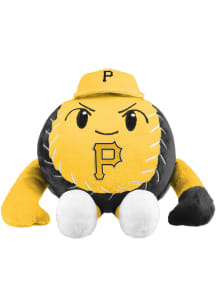 Pittsburgh Pirates Forever Collectibles  10 Inch Basball Face Plush - Gold