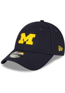 New Era Navy Blue Michigan Wolverines The League 9FORTY Adjustable Hat