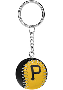 Pittsburgh Pirates 2inch Baseball Keychain - Gold