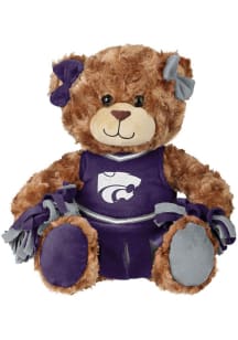 Forever Collectibles Purple K-State Wildcats 10 Inch Teddy Bear Cheerleader Plush