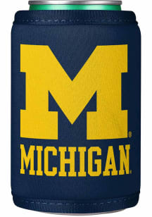 Yellow Michigan Wolverines Can Band Coolie