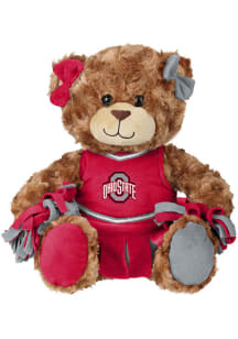 Forever Collectibles Red Ohio State Buckeyes 10 Inch Teddy Bear Cheerleader Plush