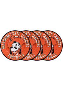 Oklahoma State Cowboys 4pk Die Cut Coaster - Orange