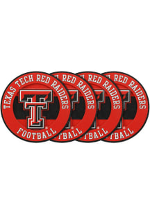 Texas Tech Red Raiders 4pk Die Cut Coaster - Red