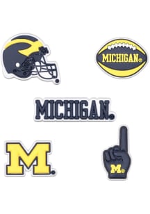 Yellow Michigan Wolverines 5pk Shoelaces