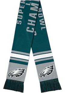 Forever Collectibles Philadelphia Eagles 2024 Super Bowl Champions Acrylic Mens Scarf